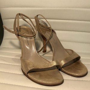 Banana Republic Cream/Glitter Heels